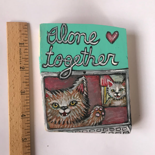 Quarantine Art - Alone Together Cats