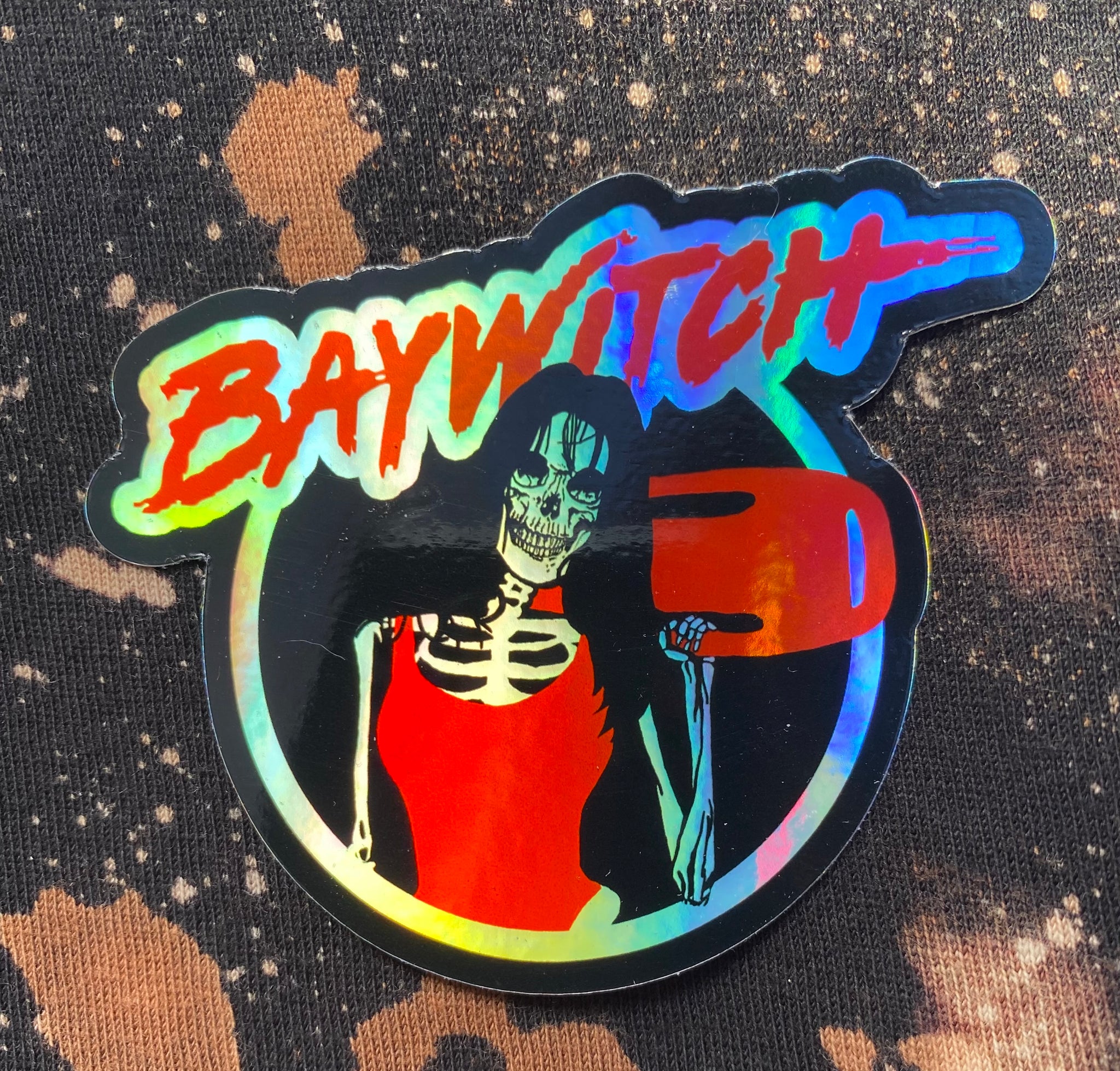 Baywitch Holographic Sticker