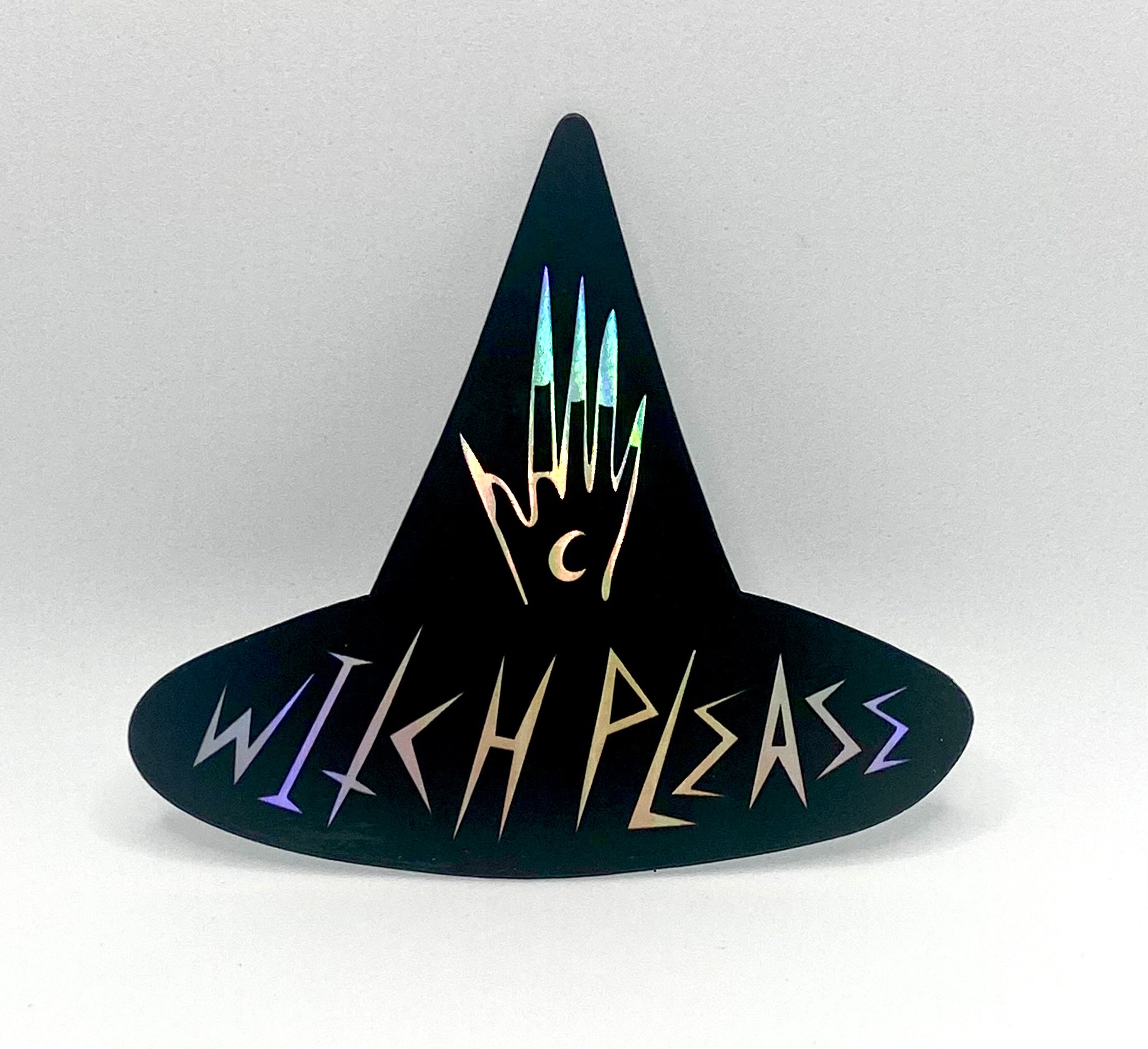 Witch Please holographic sticker