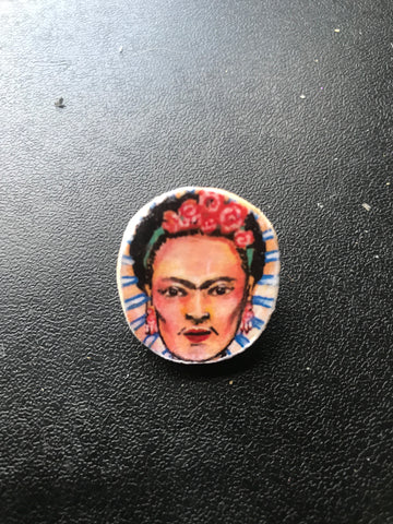 Frida Wooden Pin