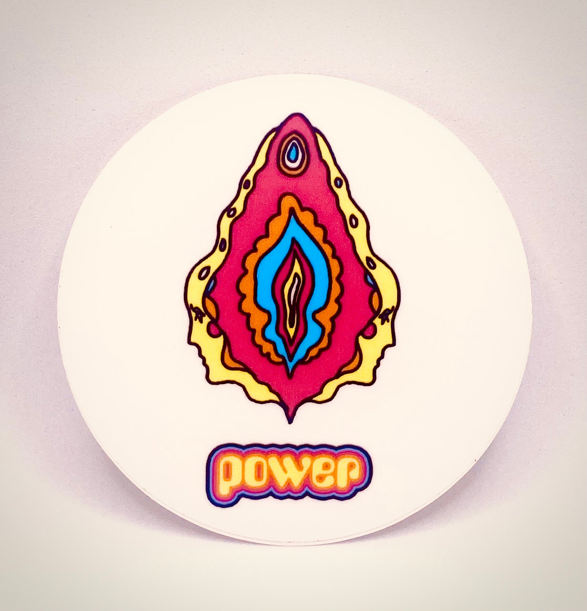 Pussy power sticker