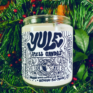 Bad Moon Botanical Yule Spell Candle