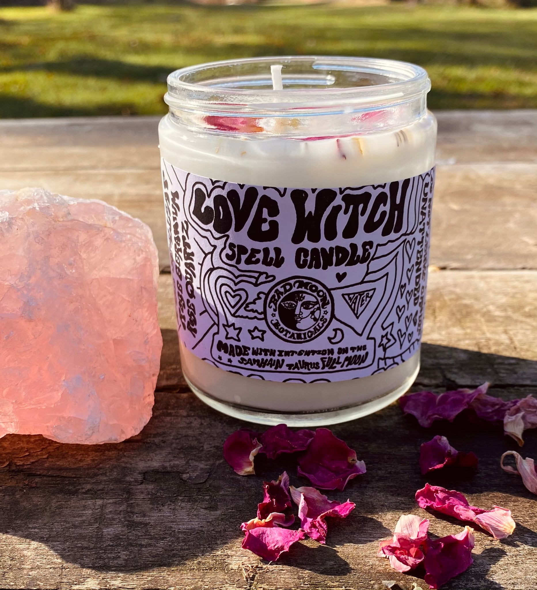 Bad Moon Botanicals Love Witch Spell Candle