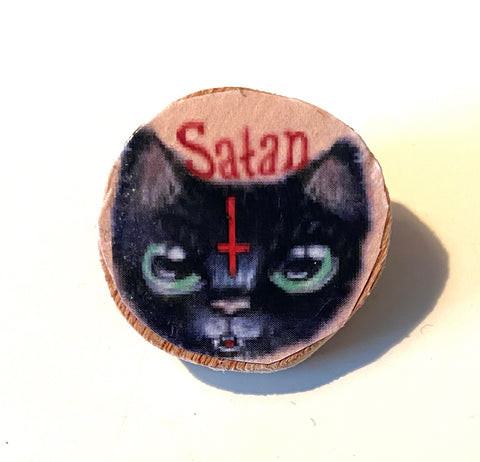 Satan Cat Pin