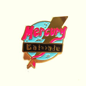 Mercury in Gatorade pin