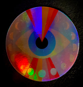 Holographic Eye Rainbow Sticker