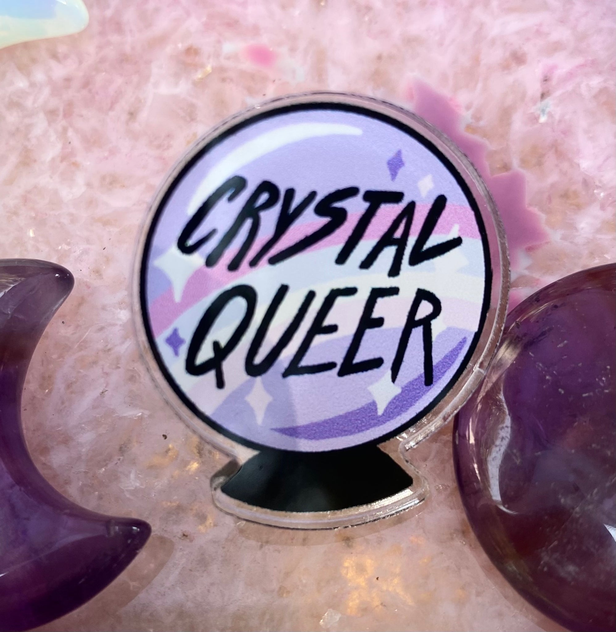 Crystal Queer pins